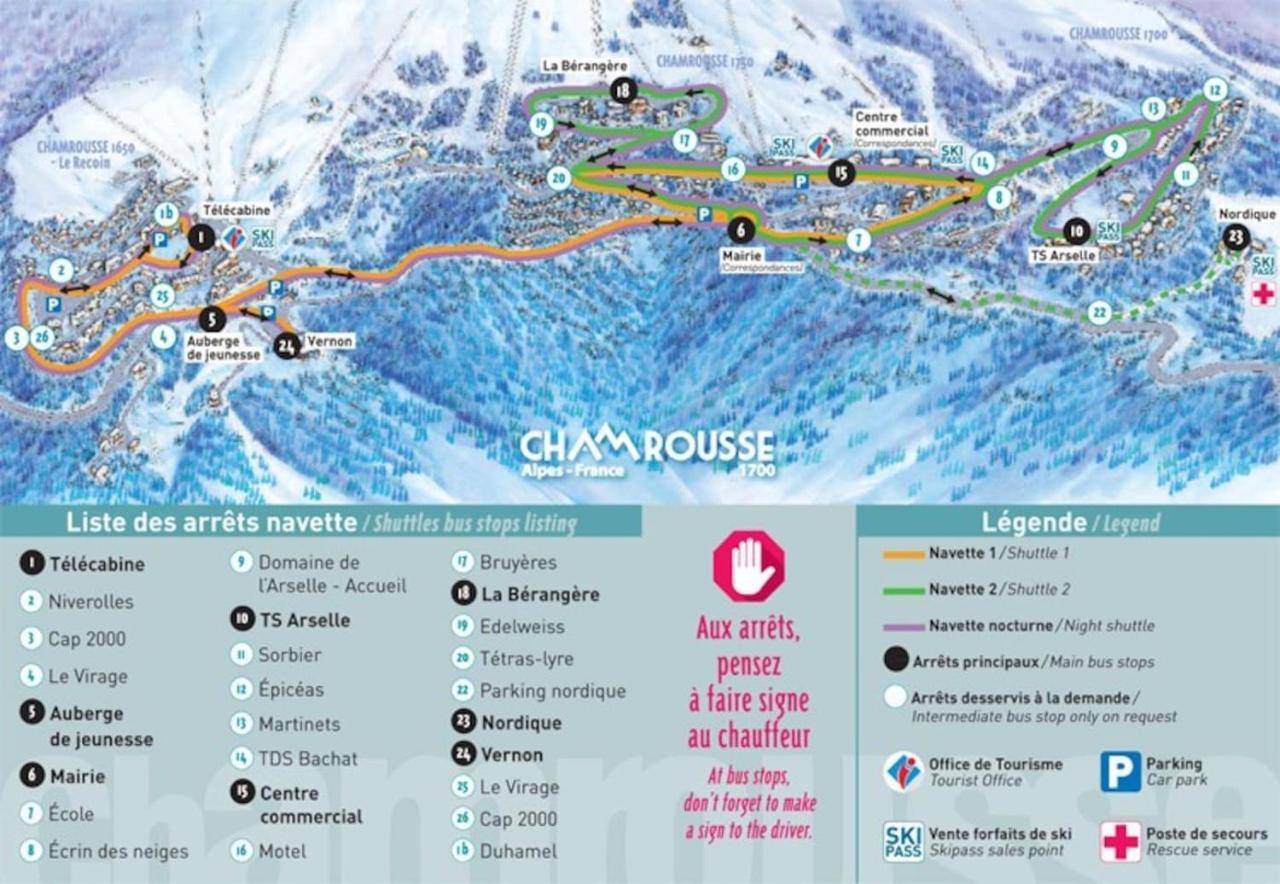 Charmant Studio Cabine Cocoon A 100 M Des Pistes Chamrousse Dış mekan fotoğraf